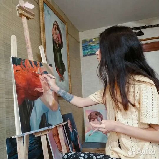 Картины на заказ, портрет, цифровая живопись