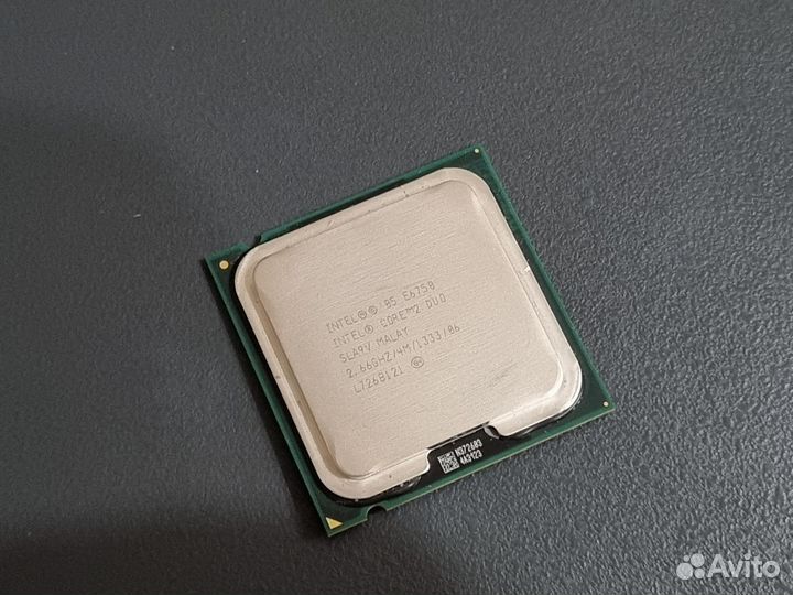 Процессор intel core 2 duo e6750