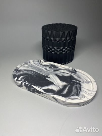 Гипсовая шкатулка