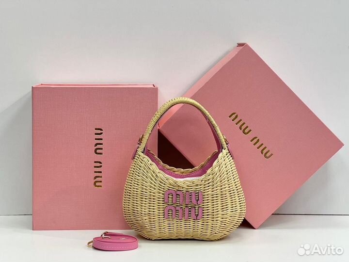 Сумка корзинка Miu Miu