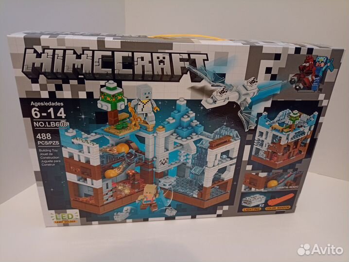 Конструктор, набор 488 деталей, с подсветкой