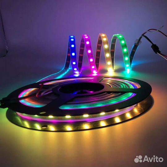 Лента светодиодная WS2812 1m 60led ip30