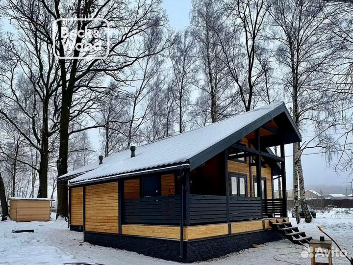 Каркасный дом под ключ Строительство