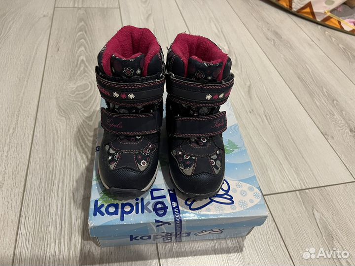 Ботинки зимние для девочки 24