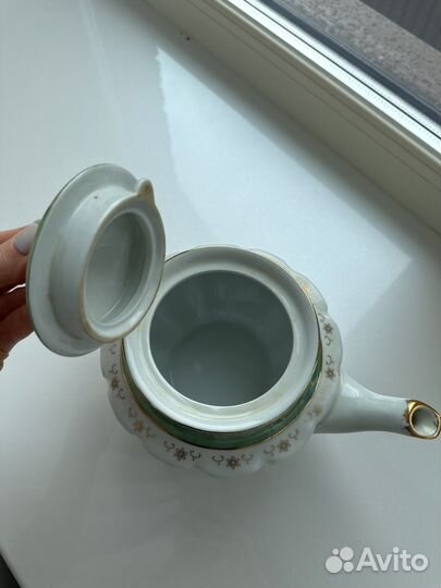 Чайник заварочный фарфоровый чехия Czech 1,15л