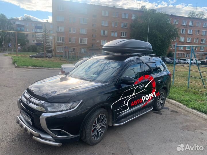 Автобокс Bonus 425л черный Митсубиси Аутлендер
