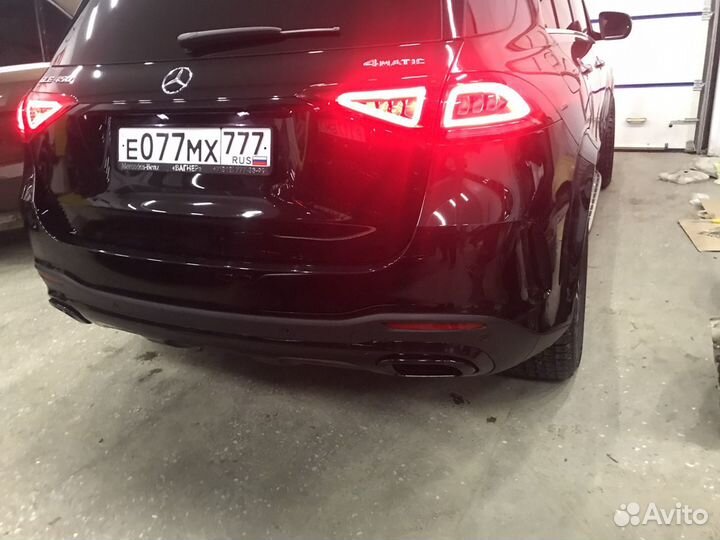 Юбка бампера Mercedes GLE 5.3 Amg Дифузор