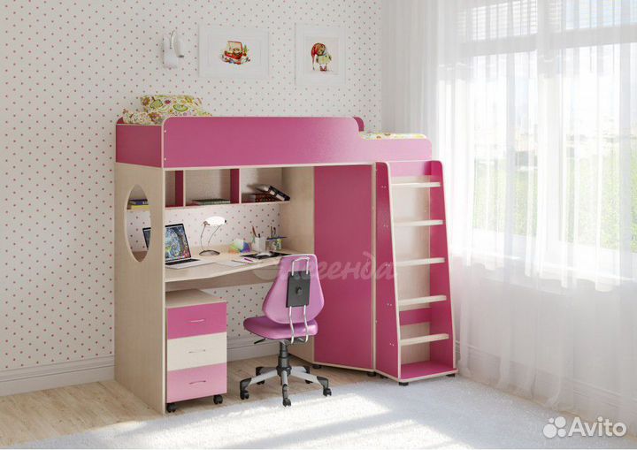 Кровать чердак