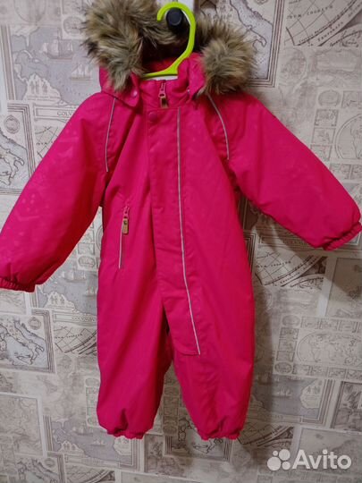 Зимний комбинезон для девочки 80 reima tec