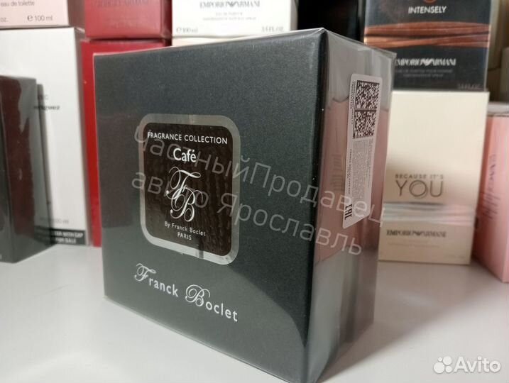 Franck boclet cafe edp 100 ml