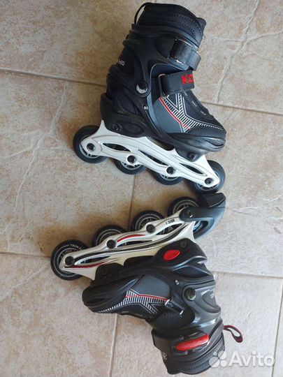 Роликовые коньки раздвижные 30-33 tech team kolt