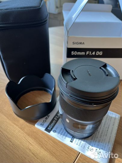 Объектив Sigma 50mm 1.4 art canon