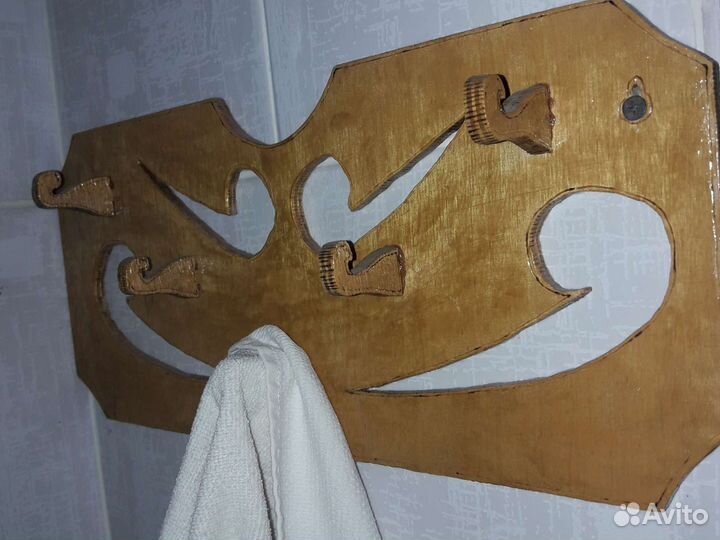 Вешалка 18х40 5крючк саун,баню,дач Достав Лен.р-ну