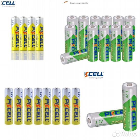 Новые аккумуляторы pkcell AAA1000mAh