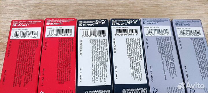 Wella pr.: Koleston, Illumina, Colour touch