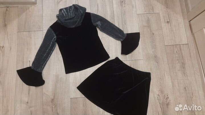 Костюм (кофта и юбка) на девочку 158