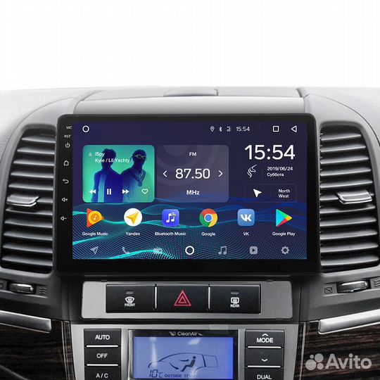 Магнитола Hyundai Santa Fe 2 Android IPS экран