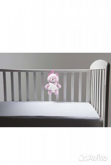 Подвеска-ночник Chicco розовый мишка. Новый