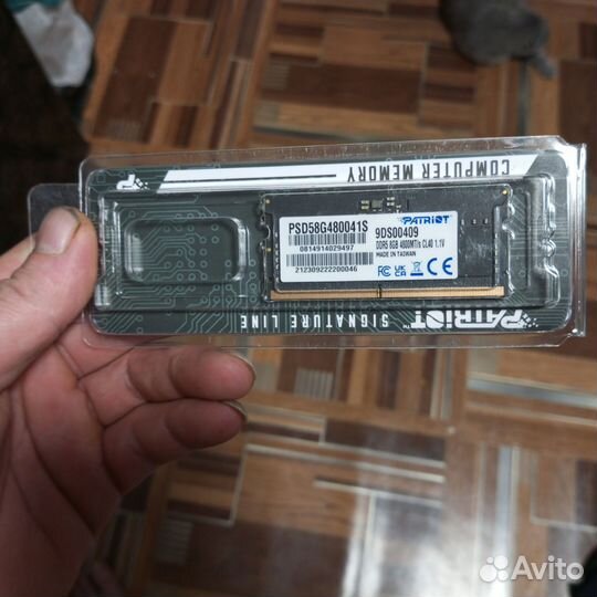 Оперативная память ddr5 8GB для ноутбука