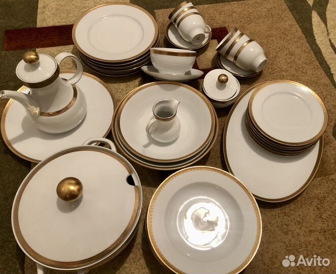 Сервиз столовый 6 персон фарфор Бавария