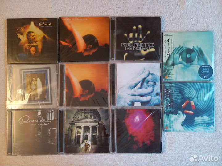 Фирменные компакт диски Riverside; Porcupine tree