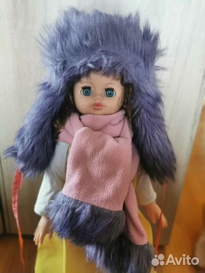 Шапка зимняя для девочки 50-52