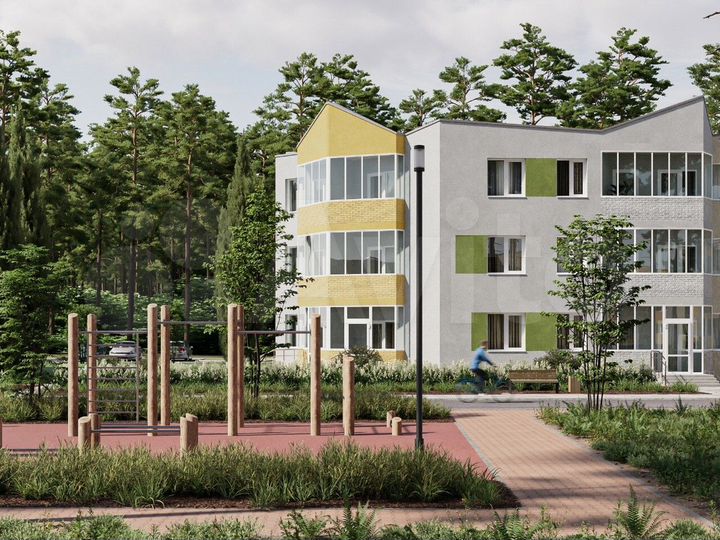 2-к. квартира, 65,6 м², 3/3 эт.