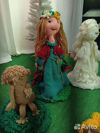 Куклы вязаные для театра