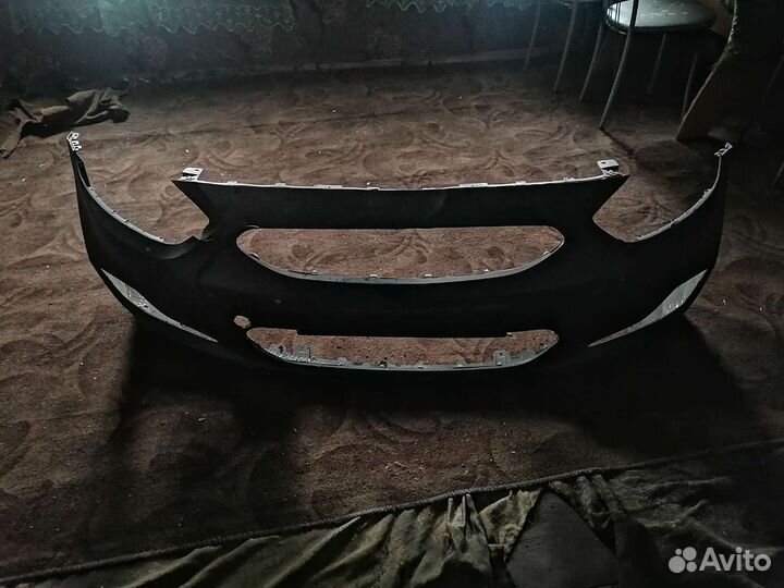 Передний бампер hyundai solaris