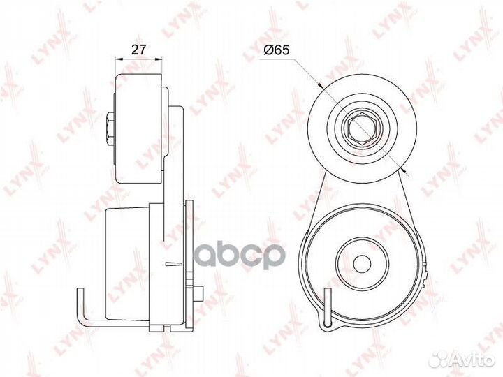 Натяжитель ремня навесного оборудования PT3057
