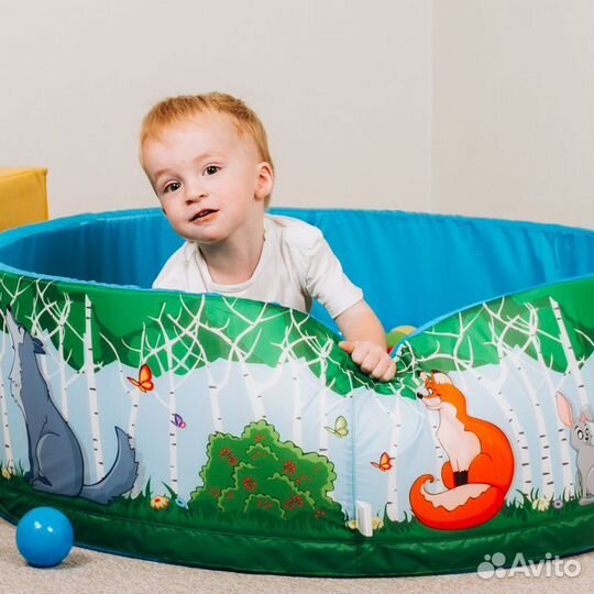 Сухой бассейн с шариками