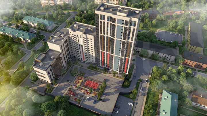 2-к. квартира, 59,4 м², 22/24 эт.