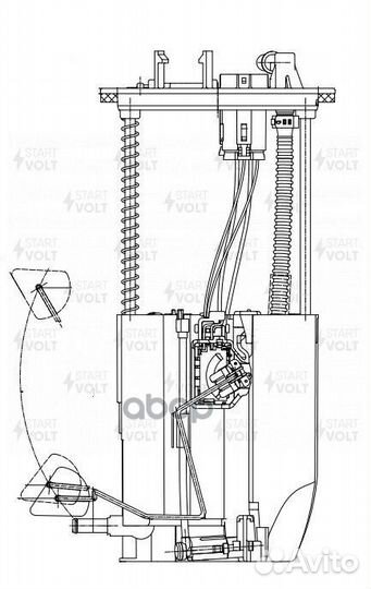 Модуль топливного насоса для а/м Mitsubishi
