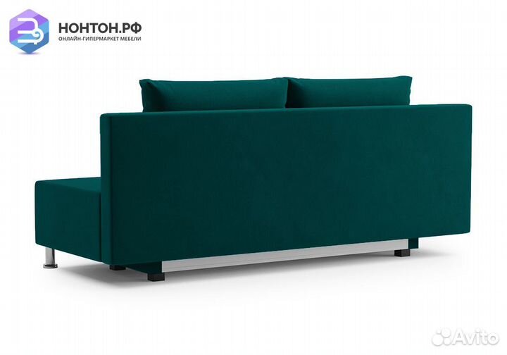 Диван еврокнижка Канна зеленый