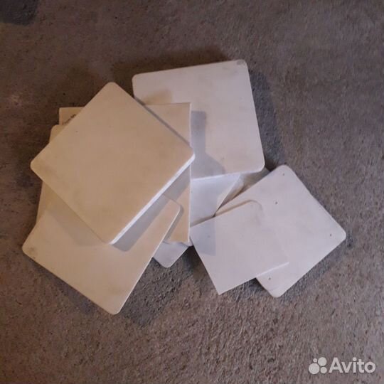 Пластины из фторопласта 25х25 СССР 1980г на кухню