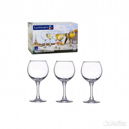 Французский ресторанчик Набор 6 фужеров для вина 2