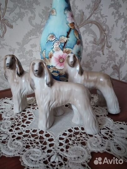 Статуэтка борзая(фарфор)