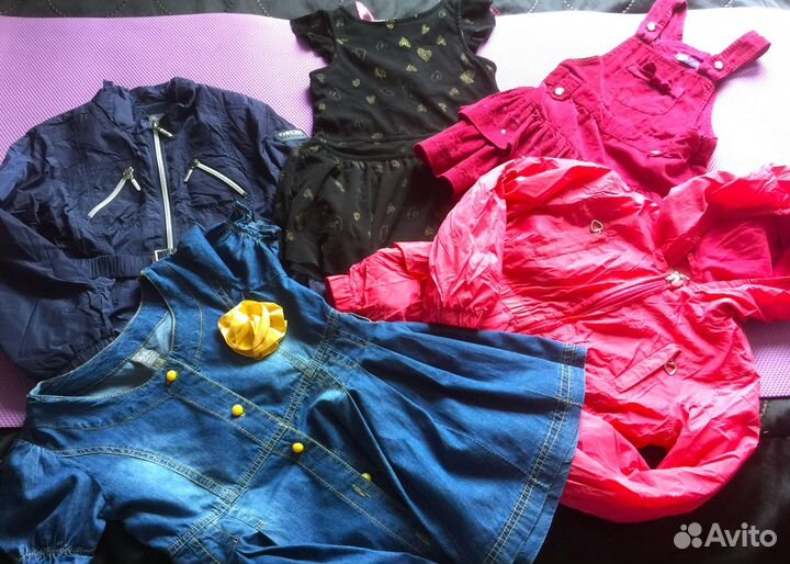 Платья, ветровки для девочки 104