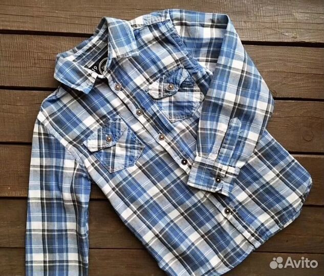 Рубашки на мальчика 122 пакетом