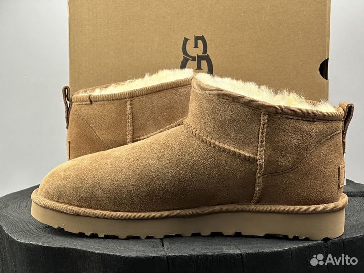 Угги UGG Classic Ultra Mini Chestnut унисекс