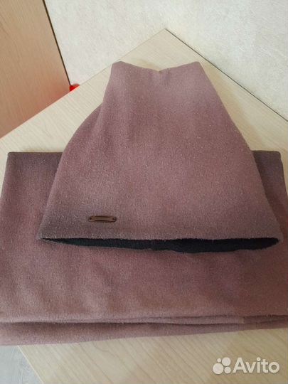 Комплект шапка и снуд женский