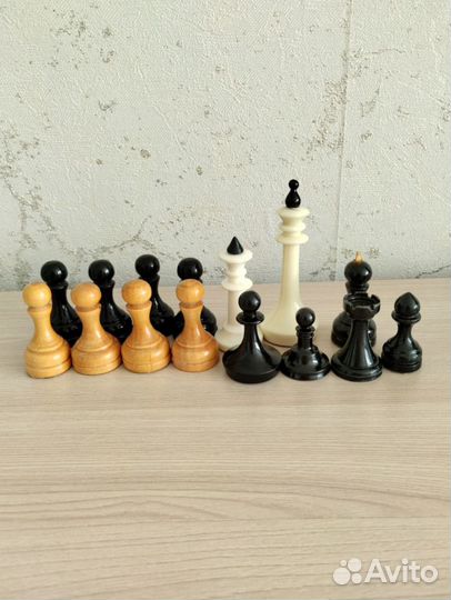 Шахматы деревянные СССР, добор, шахматные фигуры