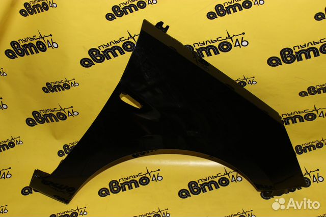 Крыло переднее хендай солярис правое черное