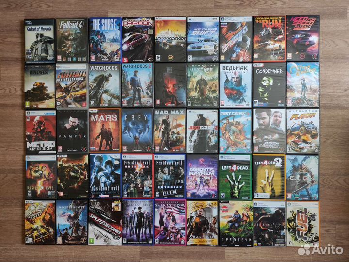 Коллекция компьютерных игр. Редкое и бестселлеры