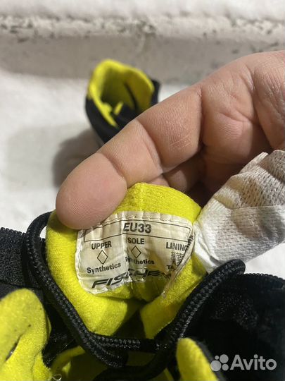 Лыжные ботинки fisher 33 размер SNS крепление