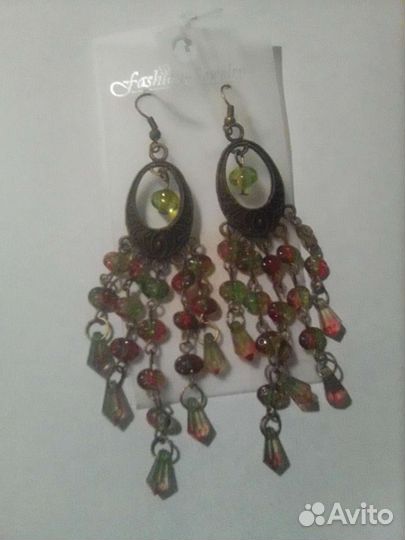 Серьги новые