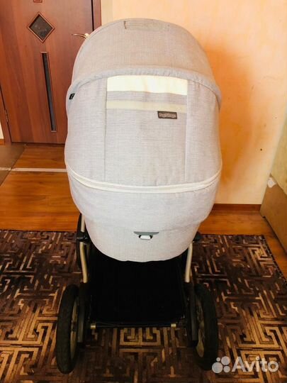 Прогулочная коляска зимняя надувные колеса