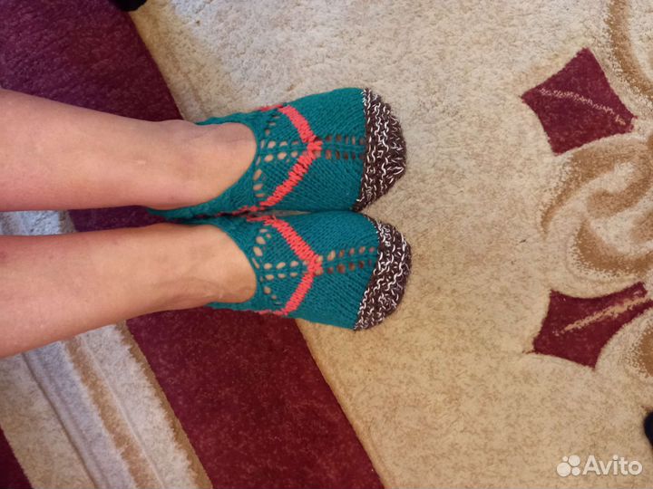 Носки следки вязаные