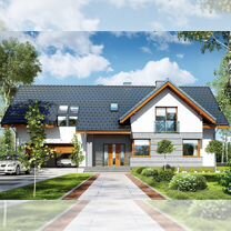 Проект дома из газобетона. Проект каркасного дома, Пенза