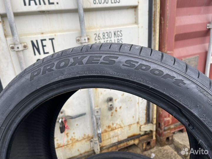 Toyo Proxes Sport 225/45 R18 и 245/40 R18 97Y